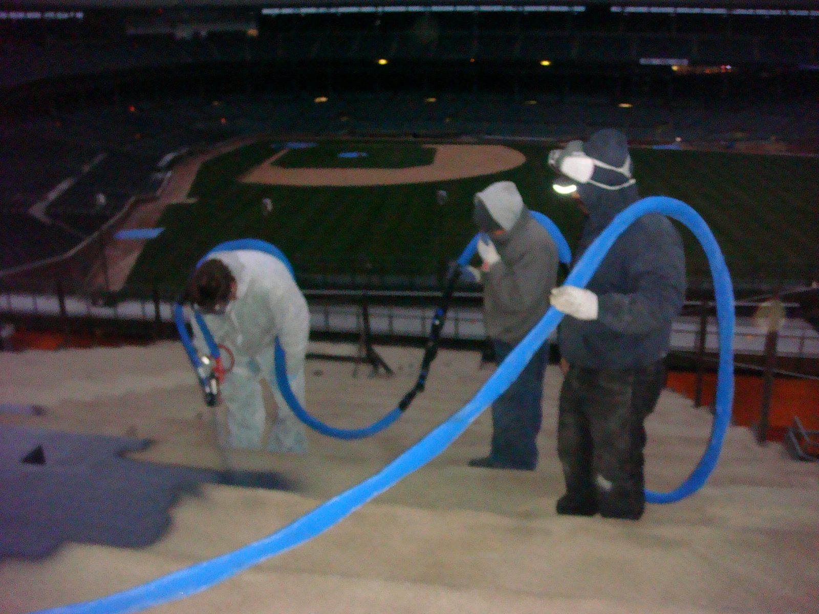 Industrial bay coating